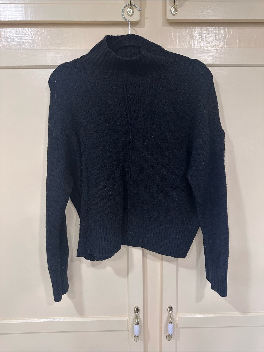 F&F Black Funnel Neck Women's Sweater